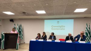foto intervento segretaria generale Cisl Daniela Fumarola
