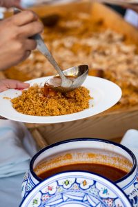 piatto di cous cous servito