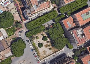 Area Villa Deliella vista dall'alto