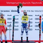 Nel SuperG della Val Gardena vince Zabystran, podio e lacrime per Franzoni