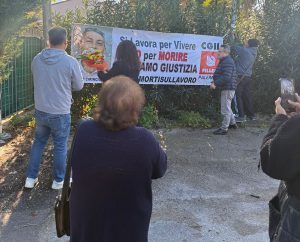 Cirincione, nuovo striscione