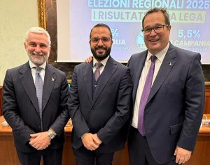 FOTO DA SIN. NINO GERMANA', VINCENZO CASTELLANO E CLAUDIO DURIGON