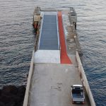 Ustica, riapre il porto dopo il ciclone Harry con limite a 20 tonnellate per i mezzi pesanti