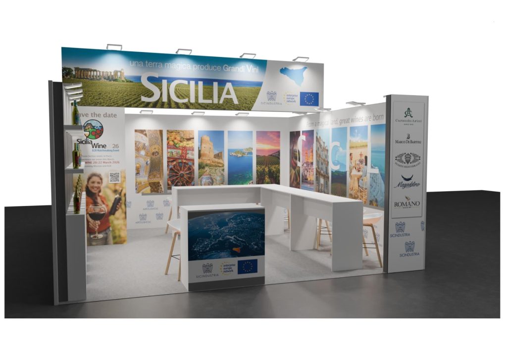 Lo stand di Sicindustria_EEN al Wine Paris2026