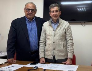 Il dott. Giuseppe Bonsignore e il dott Renato Passalacqua segretario regionale amministrativo Cimo Sicilia
