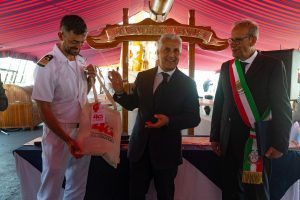 Il comandante Montella, il direttore AMP Bruno e il sindaco MIlitello