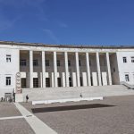 Crolla parte edificio Tribunale a Bolzano