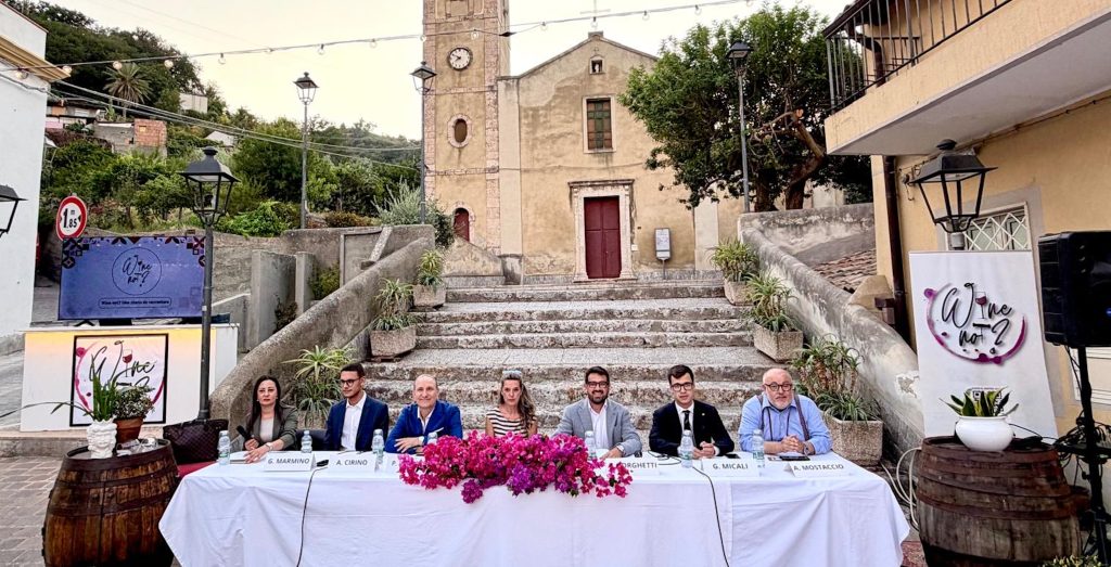 Conferenza stampa. da sin. Zingale, Marmino, Cirino, Di Perna, Borghetti, Micali, Mostaccio
