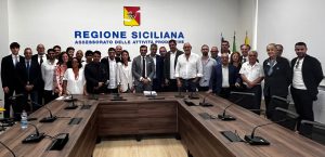 Tamajo e rappresentanti delle categorie produttive nelal riunione sulla missione a New York